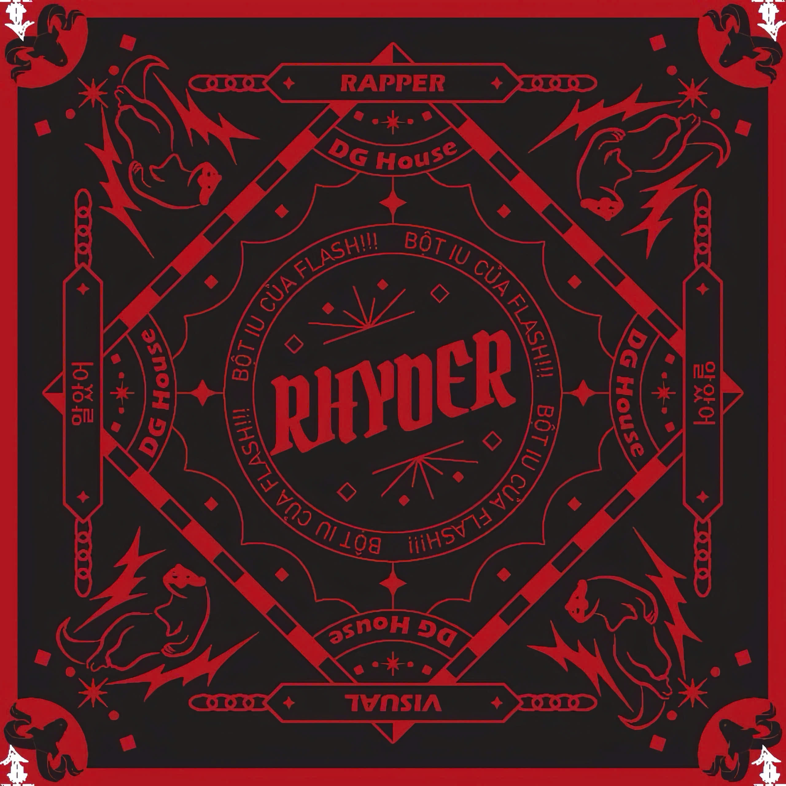 KHĂN BANDANA ĐỘC QUYỀN TỪ BBN CHO FAN RHYDER QUANG ANH – DG HOUSE