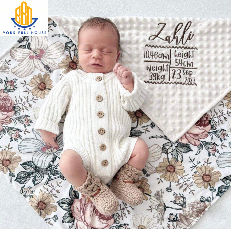 Chăn ghiền em bé minky mềm mại